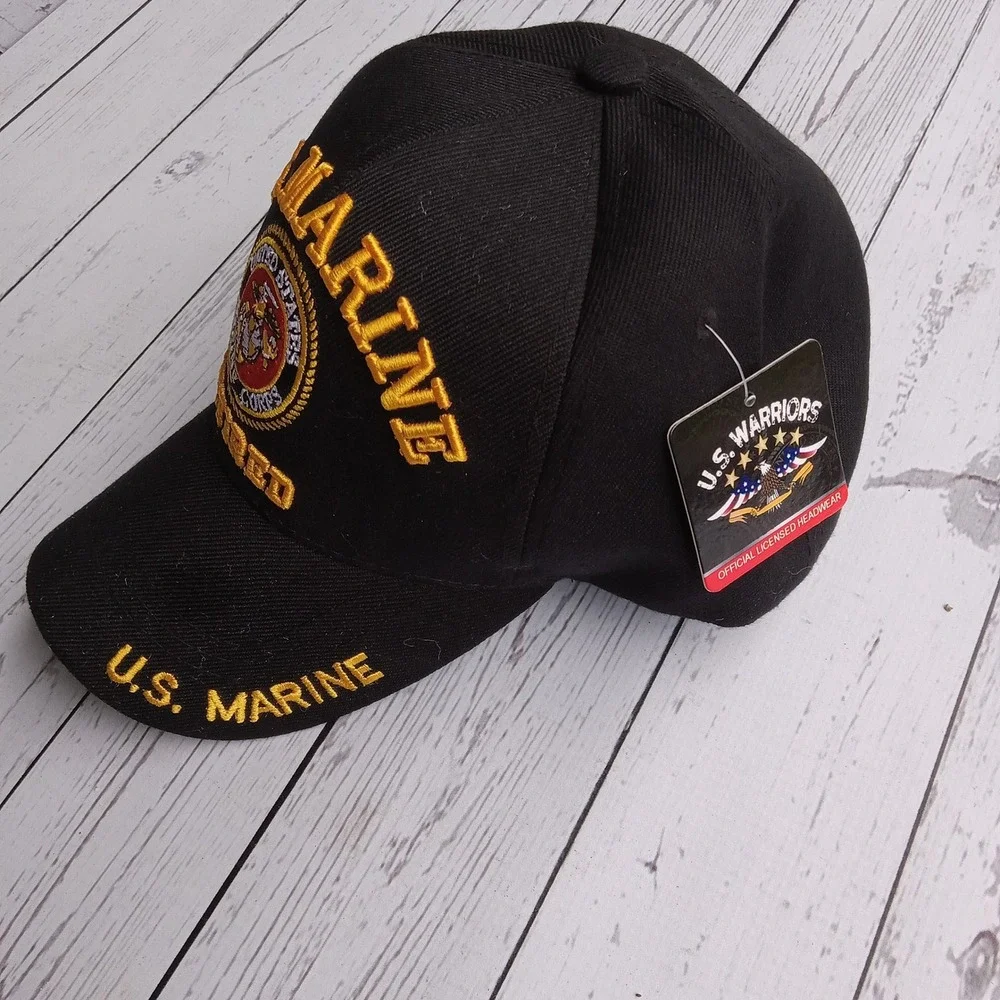 US‎ Marine USMC Military Veteran Retired Patriotic Gift Baseball Cap Semper Fi